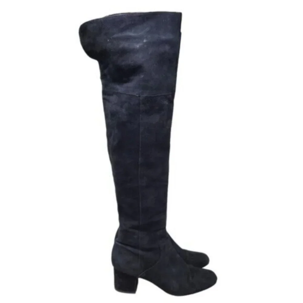 Sam Edelman | Over The knee High Suede Leather Boots Black